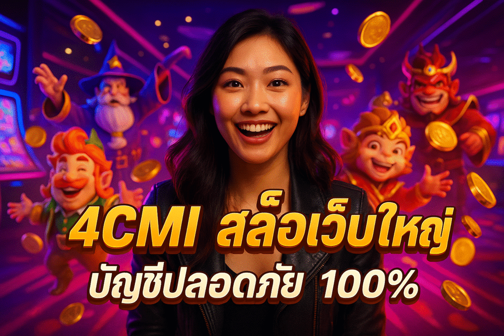 4CMI สล็อตเว็บใหญ่ บัญชีปลอดภัย 100%