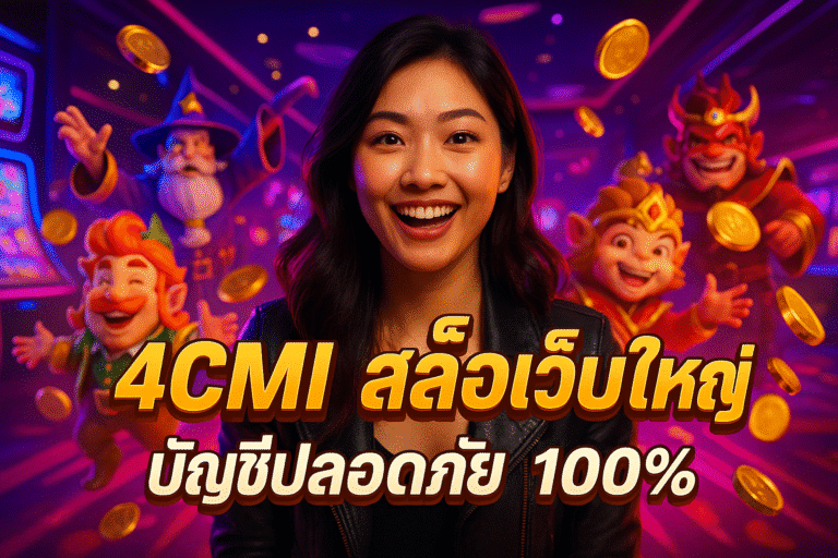 4CMI สล็อตเว็บใหญ่ บัญชีปลอดภัย 100%