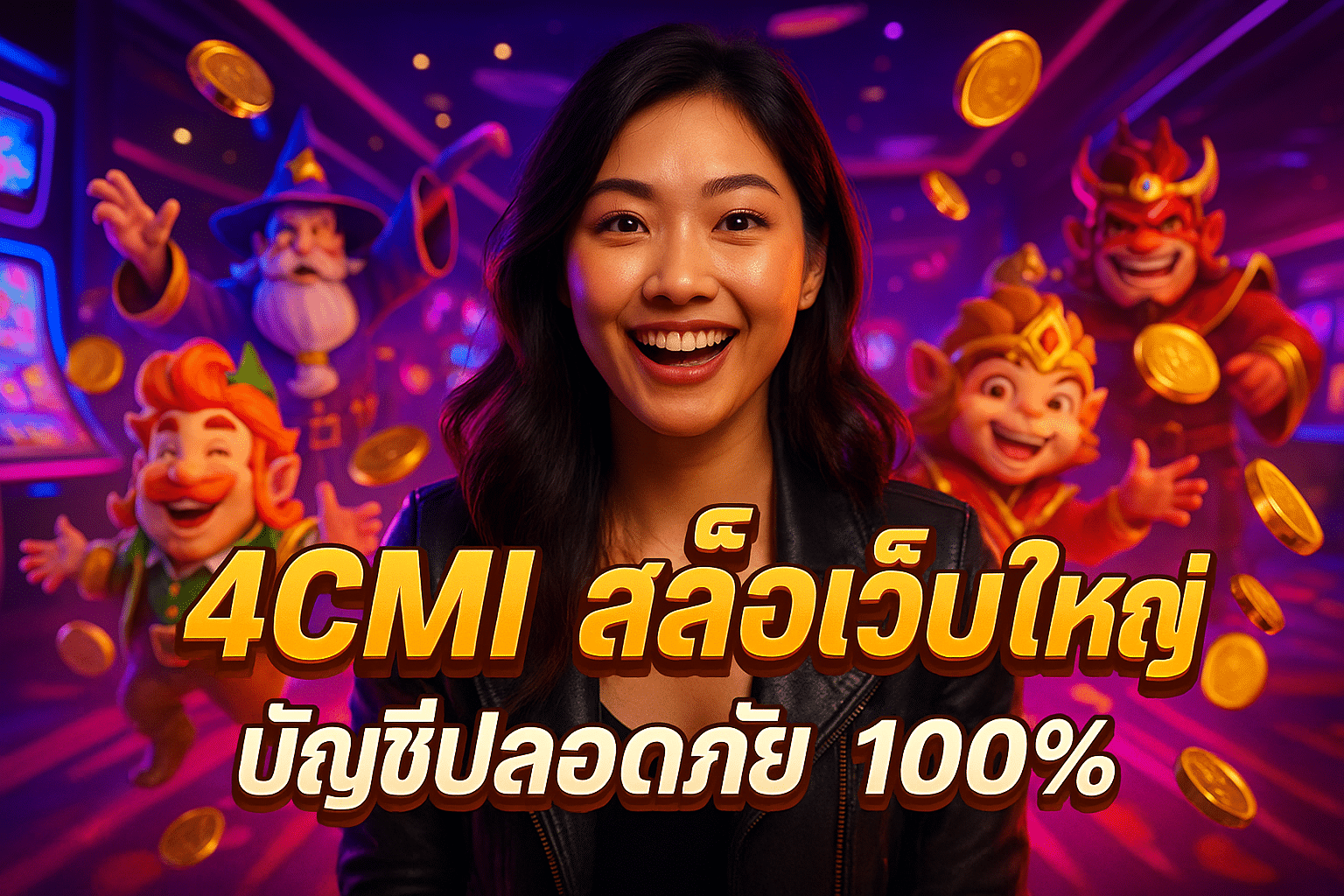4CMI สล็อตเว็บใหญ่ บัญชีปลอดภัย 100%