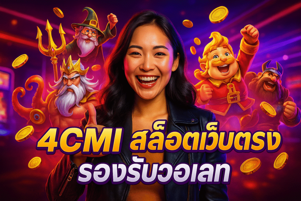 4CMI สล็อตเว็บตรง รองรับวอเลท
