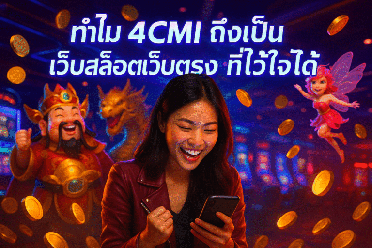 ทำไม 4CMI ถึงเป็นเว็บสล็อตเว็บตรง ที่ไว้ใจได้