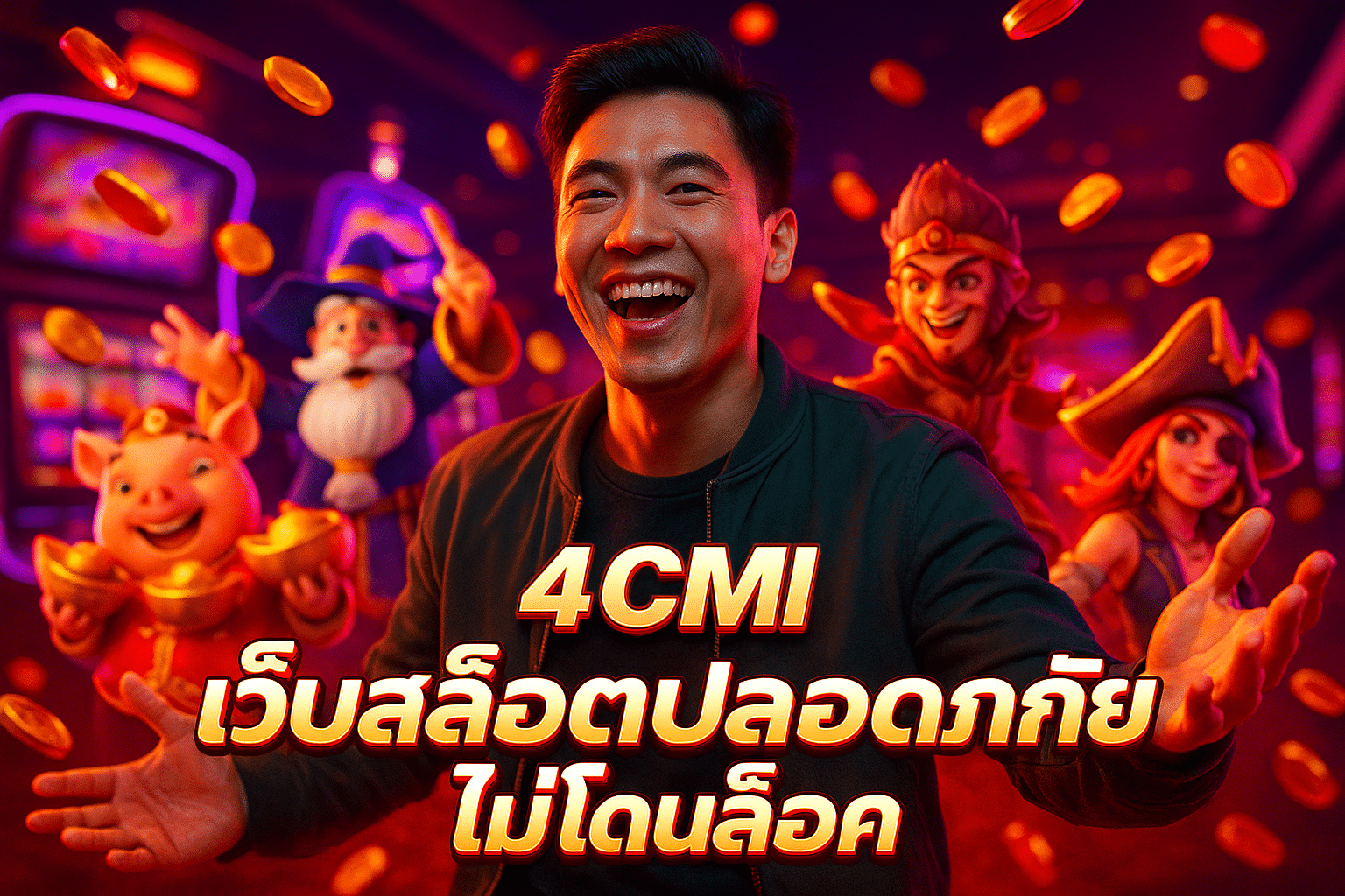 4CMI เว็บสล็อตปลอดภัย ไม่โดนล็อค