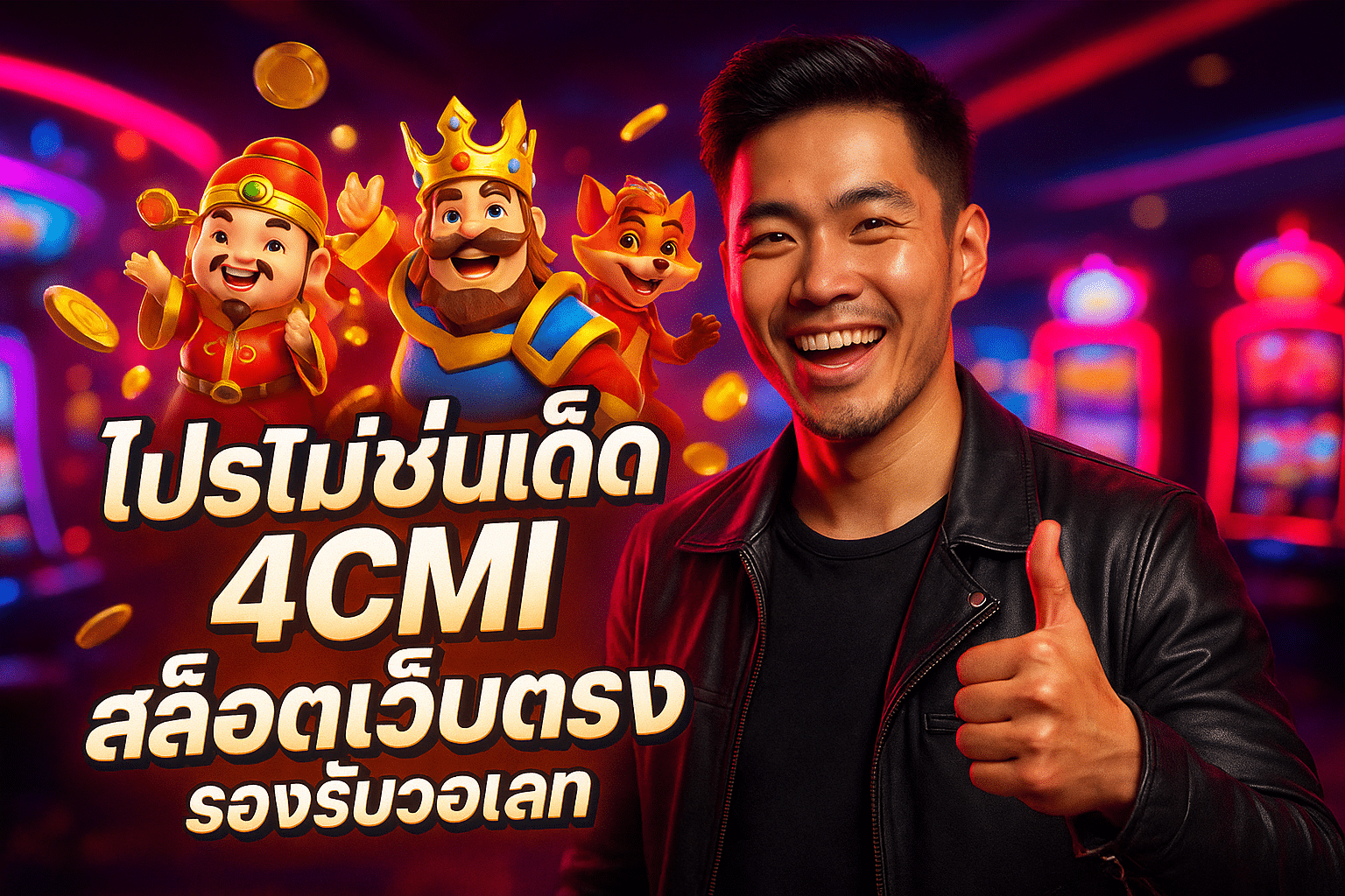 โปรโมชั่นเด็ด 4CMI สล็อตเว็บตรง รองรับวอเลท