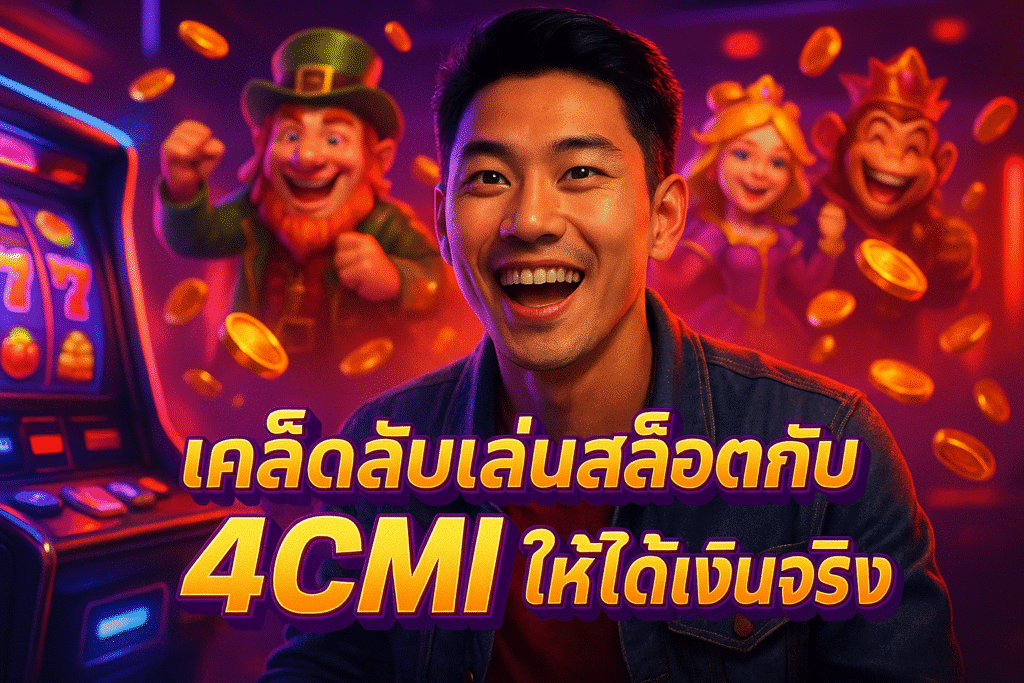 เคล็ดลับเล่นสล็อตกับ 4CMI ให้ได้เงินจริง