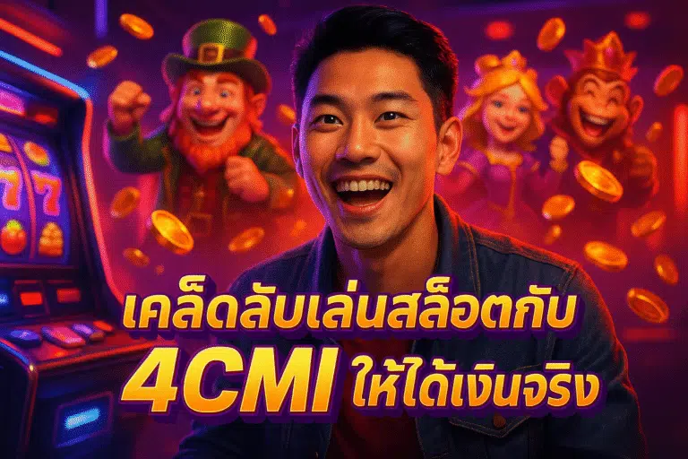 เคล็ดลับเล่นสล็อตกับ 4CMI ให้ได้เงินจริง